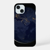 Europa, Afrika & Midden-Oosten stadslichten 's nac iPhone 15 Case (Achterkant)