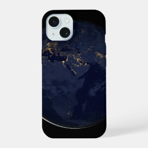 Europa, Afrika & Midden-Oosten stadslichten 's nac iPhone 15 Case