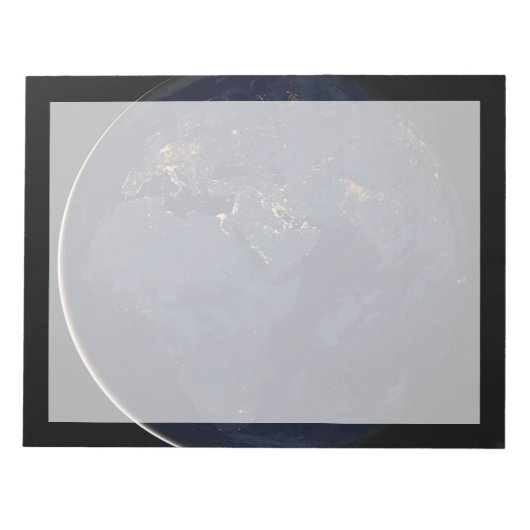 Europa, Afrika & Midden-Oosten stadslichten 's nac Notitieblok (Voorkant)