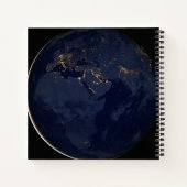 Europa, Afrika & Midden-Oosten stadslichten 's nac Notitieboek (Achterkant)