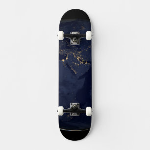 Europa, Afrika & Midden-Oosten stadslichten 's nac Persoonlijk Skateboard