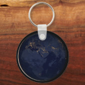 Europa, Afrika & Midden-Oosten stadslichten 's nac Sleutelhanger (Achterkant)