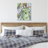 EUROPA ALS KONINGIN, 1588 CANVAS AFDRUK (Insitu (Slaapkamer))