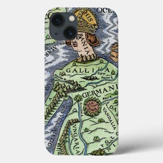 EUROPA ALS KONINGIN, 1588 Case-Mate iPhone CASE (Achterkant)