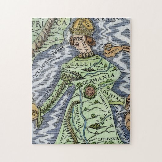 EUROPA ALS KONINGIN, 1588 LEGPUZZEL (Verticaal)