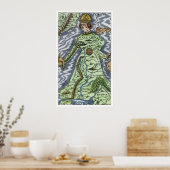 EUROPA ALS KONINGIN, 1588 POSTER (Keuken)