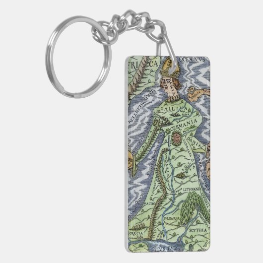 EUROPA ALS KONINGIN, 1588 SLEUTELHANGER (Voorkant Links)