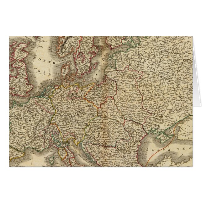 Europa Atlas-kaart (Voorkant Horizontaal)