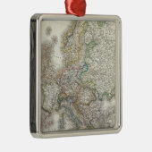 Europa Atlas Map Metalen Ornament (Rechts)