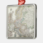 Europa Atlas Map Metalen Ornament (Links)