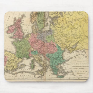 Europa - Atlaskaart voor religie Muismat