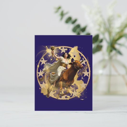 Europa Aurora Briefkaart (Staand voorkant)