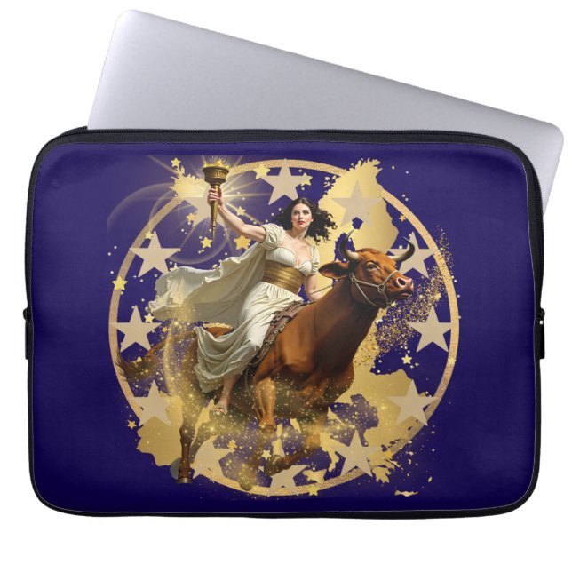 Europa Aurora Laptop Sleeve (Voorkant)