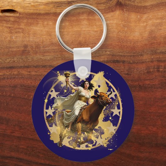 Europa Aurora Sleutelhanger (Voorkant)
