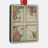 Europa, Azië, Afrika, Amerika Metalen Ornament (Rechts)