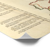 Europa, bergen en rivieren poster (Hoek)