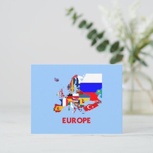 EUROPA BRIEFKAART (Staand voorkant)
