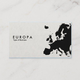 EUROPA - Canvas Stenciled stijl Visitekaartje