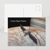 Europa Clipper Mission Spacecraft Briefkaart (Voorkant / Achterkant)