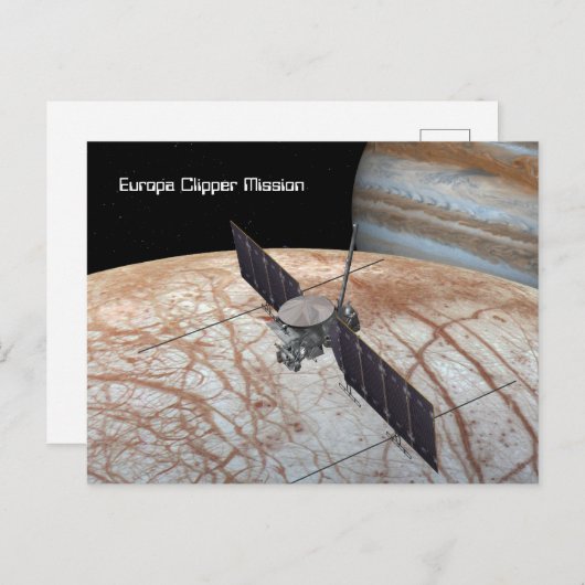 Europa Clipper Mission Spacecraft Briefkaart (Voorkant / Achterkant)