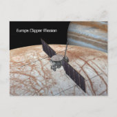 Europa Clipper Mission Spacecraft Briefkaart (Voorkant)