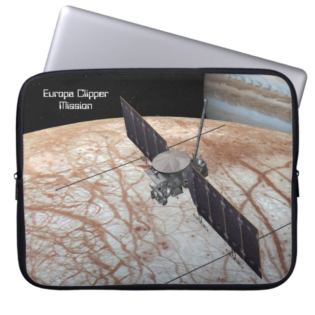 Europa Clipper Mission Spacecraft Laptop Sleeve (Voorkant)