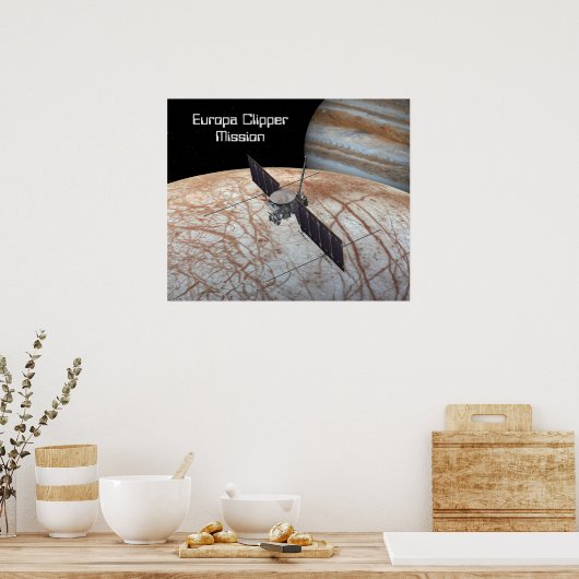 Europa Clipper Mission Spacecraft Poster (Keuken)