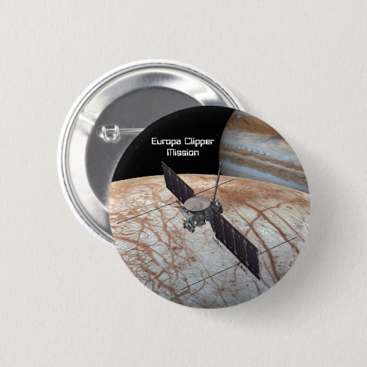 Europa Clipper Mission Spacecraft Ronde Button 5,7 Cm (Voorkant /achterkant)