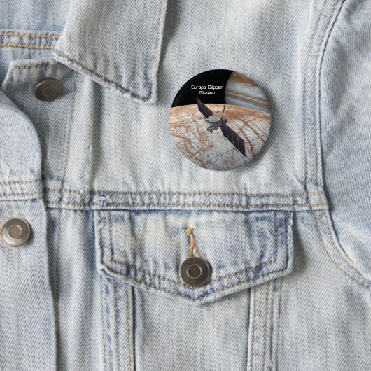 Europa Clipper Mission Spacecraft Ronde Button 5,7 Cm (In situ)