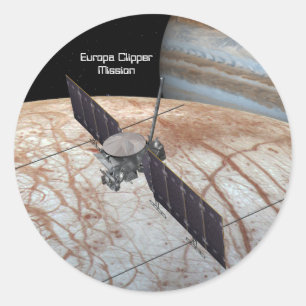 Europa Clipper Mission Spacecraft Ronde Sticker