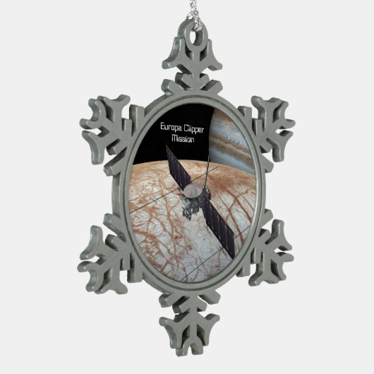 Europa Clipper Mission Spacecraft Tin Sneeuwvlok Ornament (Links)