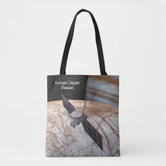Europa Clipper Mission Spacecraft Tote Bag (Voorkant)