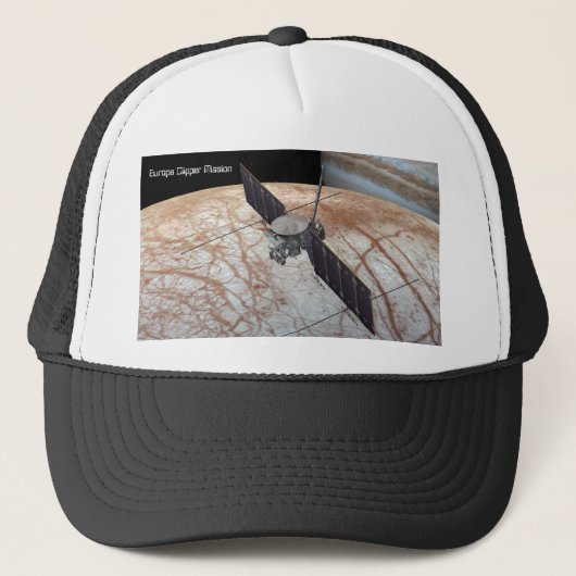 Europa Clipper Mission Spacecraft Trucker Pet (Voorkant)