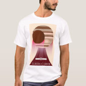 Europa Clipper Ruimte Kunst T-shirt (Voorkant)