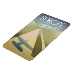 Europa door de lucht magneet