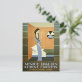 Europa door trein-Orient Express-reizen Briefkaart (Staand voorkant)