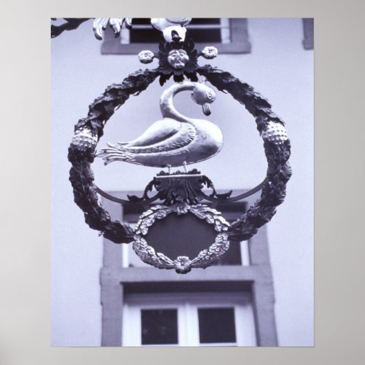 Europa, Duitsland, Baden, Wurttemberg, Heidelberg. Poster (Voorkant)