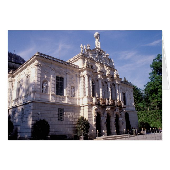 Europa, Duitsland, Beieren, Linderhof. Linderhof (Voorkant Horizontaal)