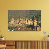Europa, Duitsland, Heidelberg. Castle Canvas Afdruk (Insitu (Woonkamer))