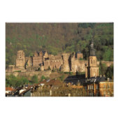 Europa, Duitsland, Heidelberg. Castle Foto Afdruk (Voorkant)