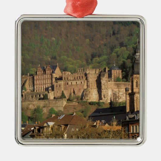 Europa, Duitsland, Heidelberg. Castle Metalen Ornament (Voorkant)
