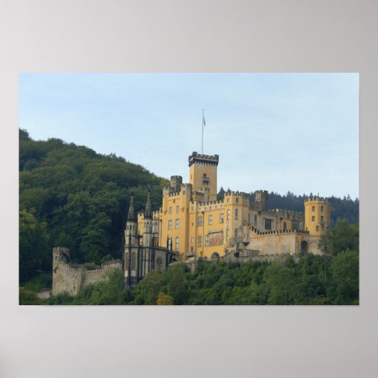 Europa, Duitsland, nabij Koblenz, Castle Schloss Poster (Voorkant)