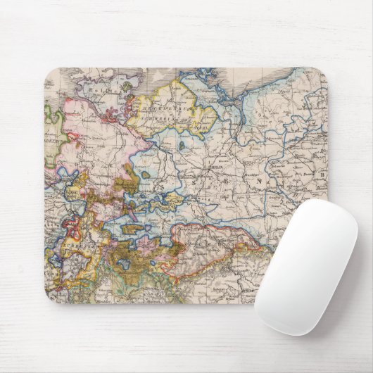 Europa, Duitsland, Oostenrijk Muismat (Met muis)