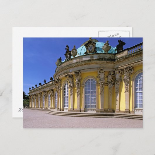 Europa, Duitsland, Potsdam. Park Sanssouci, 3 Briefkaart (Voorkant / Achterkant)