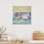 Europa en de Bull van Virginia Frances Sterrett Poster (Keuken)