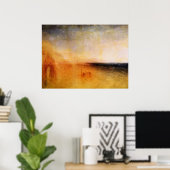 Europa en de stier van Joseph Mallord Turner Poster (Thuiskantoor)