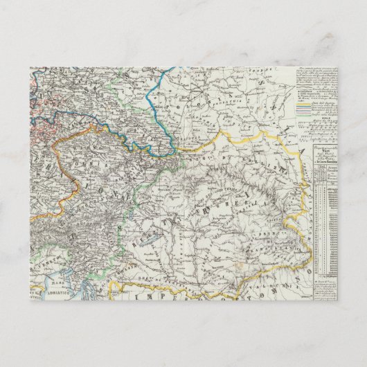 Europa en Duitsland Briefkaart (Voorkant)