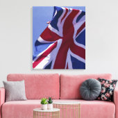 Europa, Engeland, Britse vlag Canvas Afdruk (Insitu (Woonkamer))