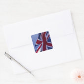 Europa, Engeland, Britse vlag Vierkante Sticker (Envelop)