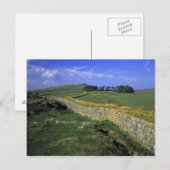 Europa, Engeland, De stenen van Hadrianus' Muur Briefkaart (Voorkant / Achterkant)